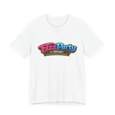 Fizz Party Logo Tee — Retro Candy Pop Graphic T-Shirt